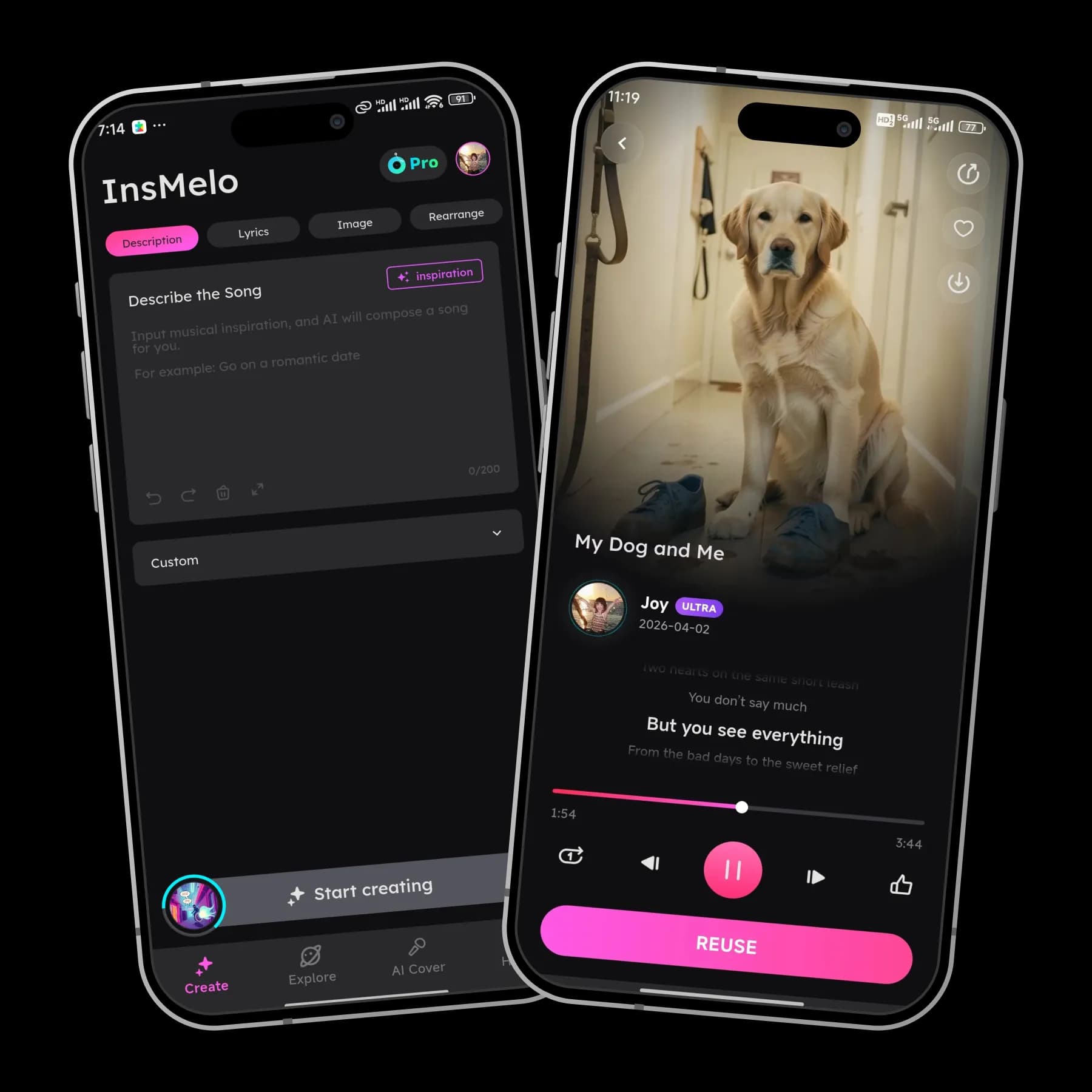 Create songs anytime, anywhere