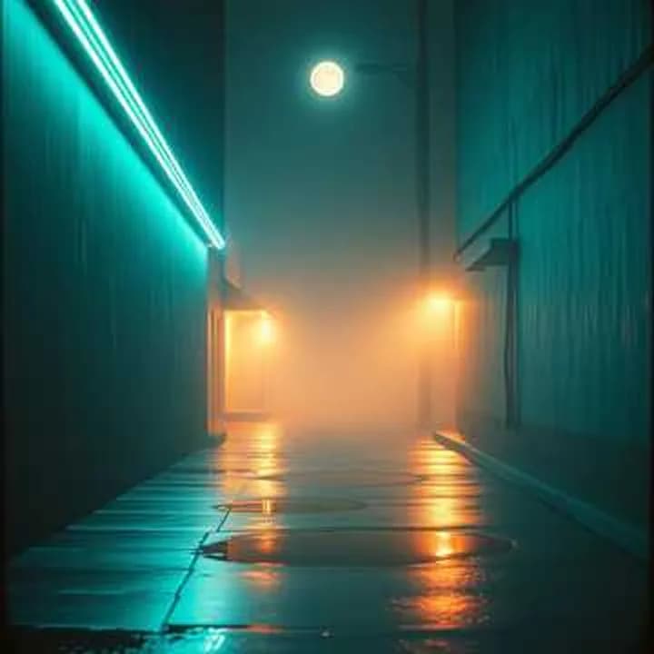 Clouds Drifting Over Midnight - AI Lofi Music