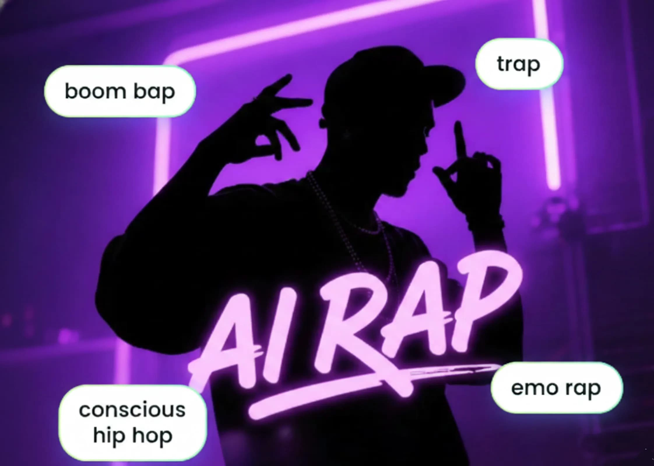 Different Rap Styles in an AI Rap Song Generator