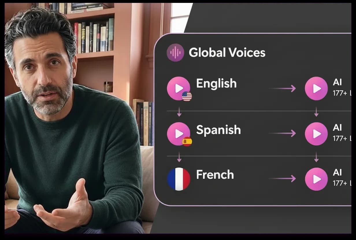 InsMelo lip syncing AI software localizing one video into different languages