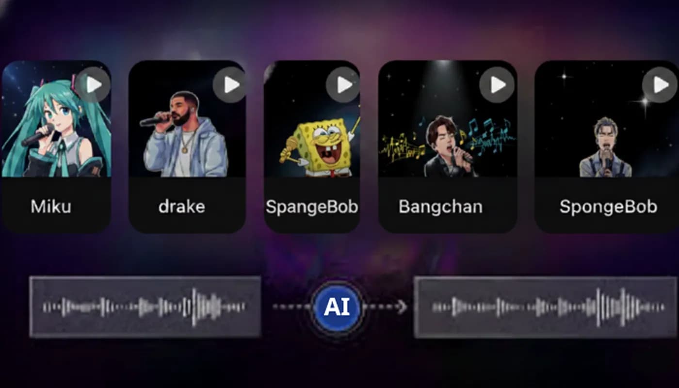 AI Song Cover Maker Voice Models