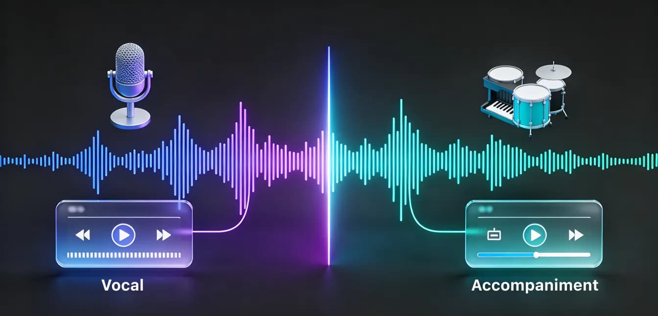 Convert songs into instrumental tracks online