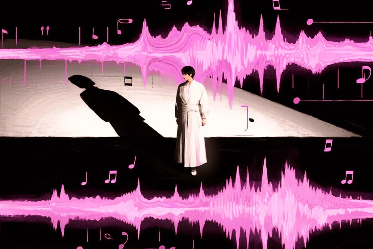 Convert song to instrumental with InsMelo AI music generator's vocal separation