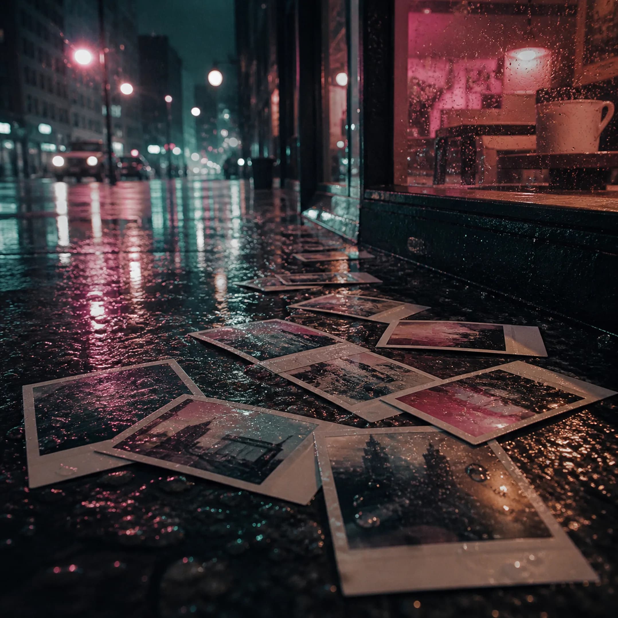 Polaroids in the Rain slowed reverb music