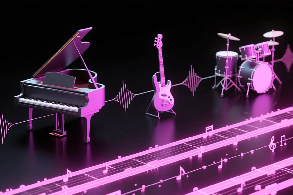 Extend the instrumental into longer background music with instrumental creator
