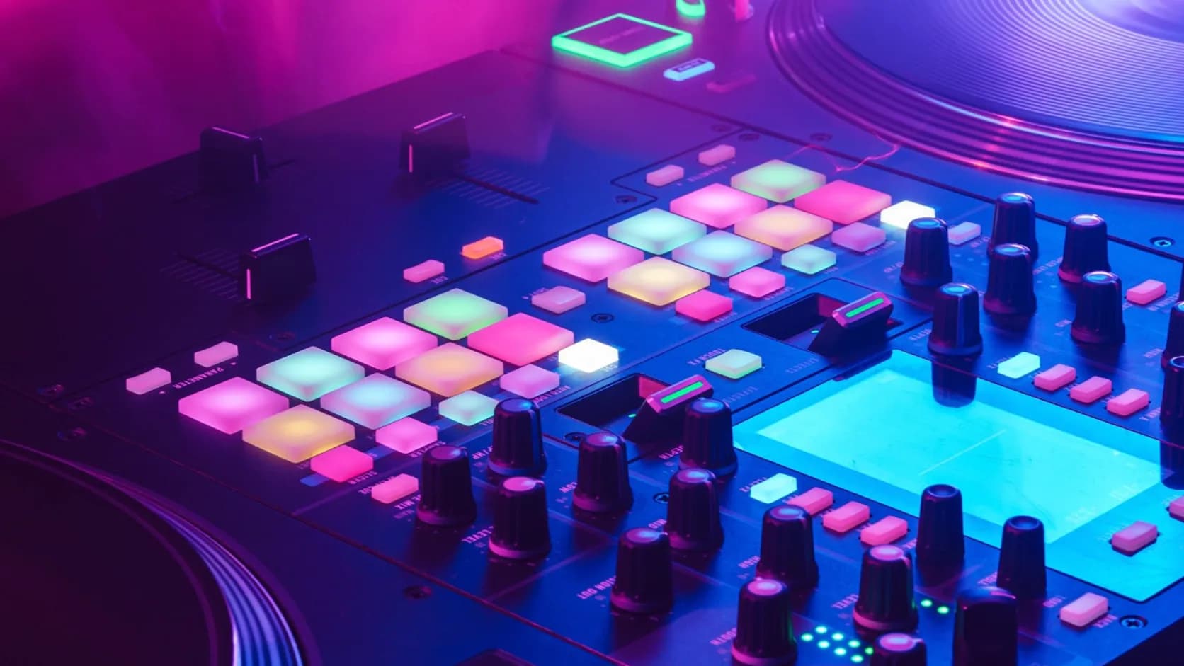 AI synthesizer generating modern electronic sounds