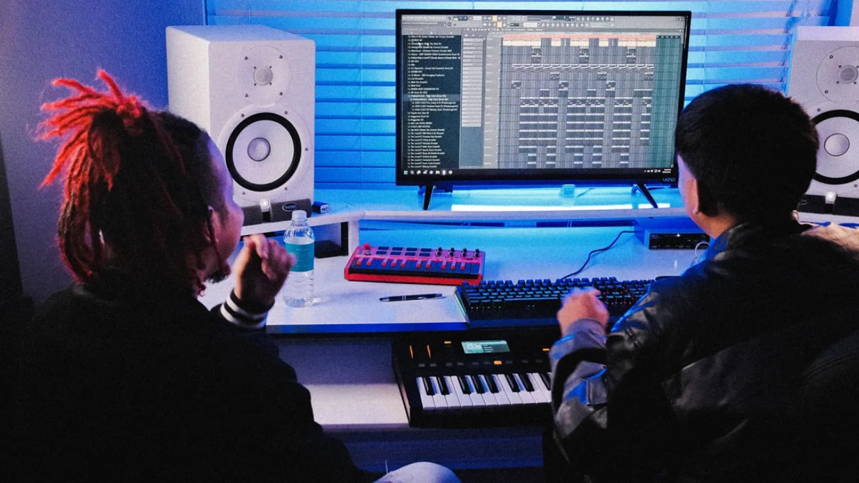 AI synth beat maker for demos