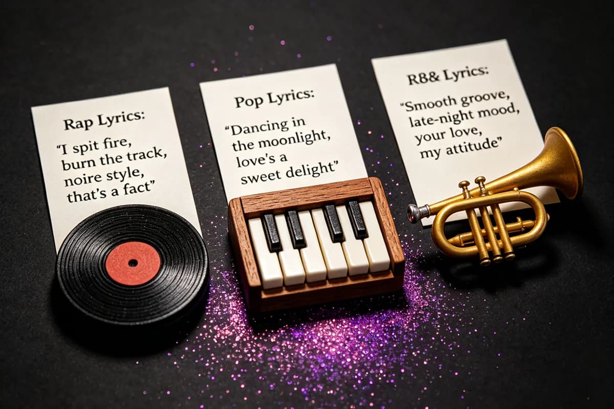 Generador de letras musicales con múltiples estilos