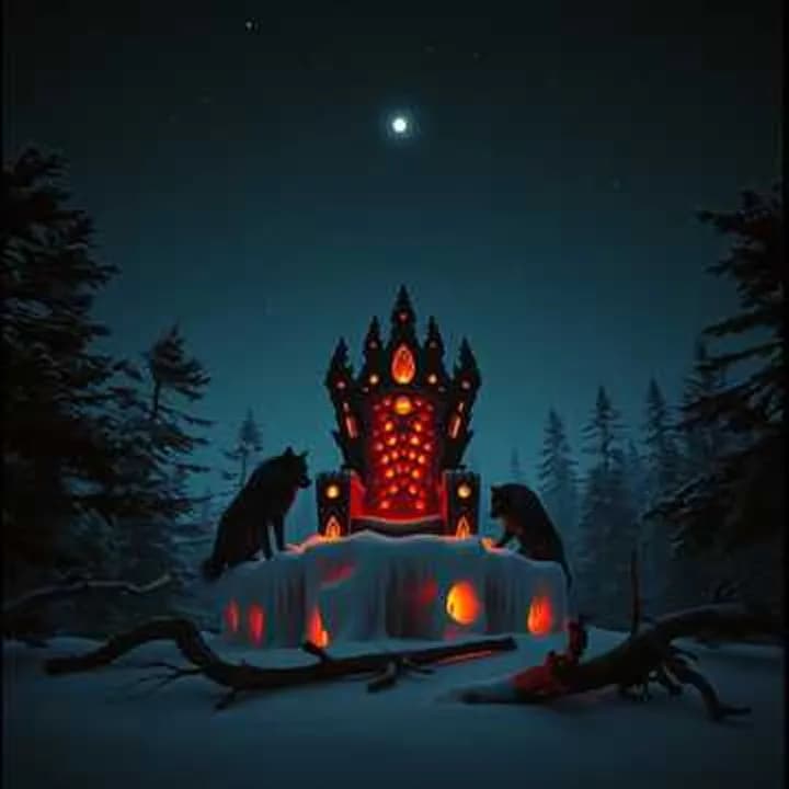 Throne of the Winter Wounds - AI Metal Song