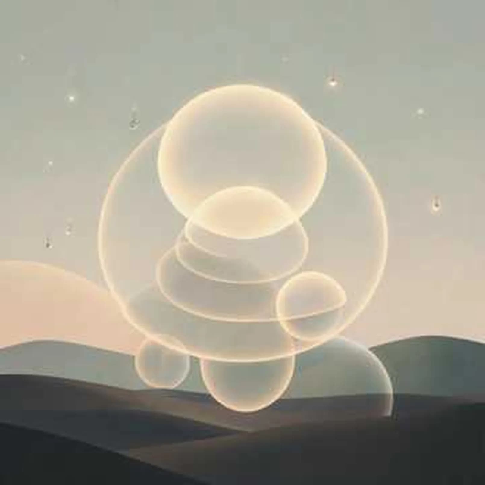 Evening Wind Down AI meditation music sample