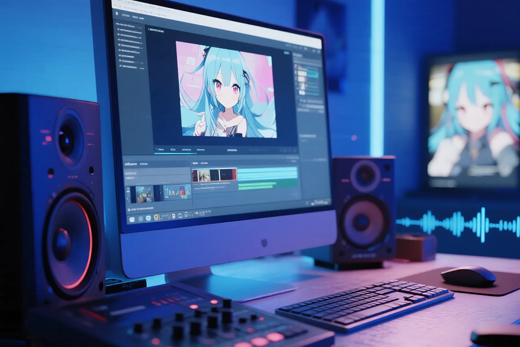AMV Editors Using AI Anime Song Generator