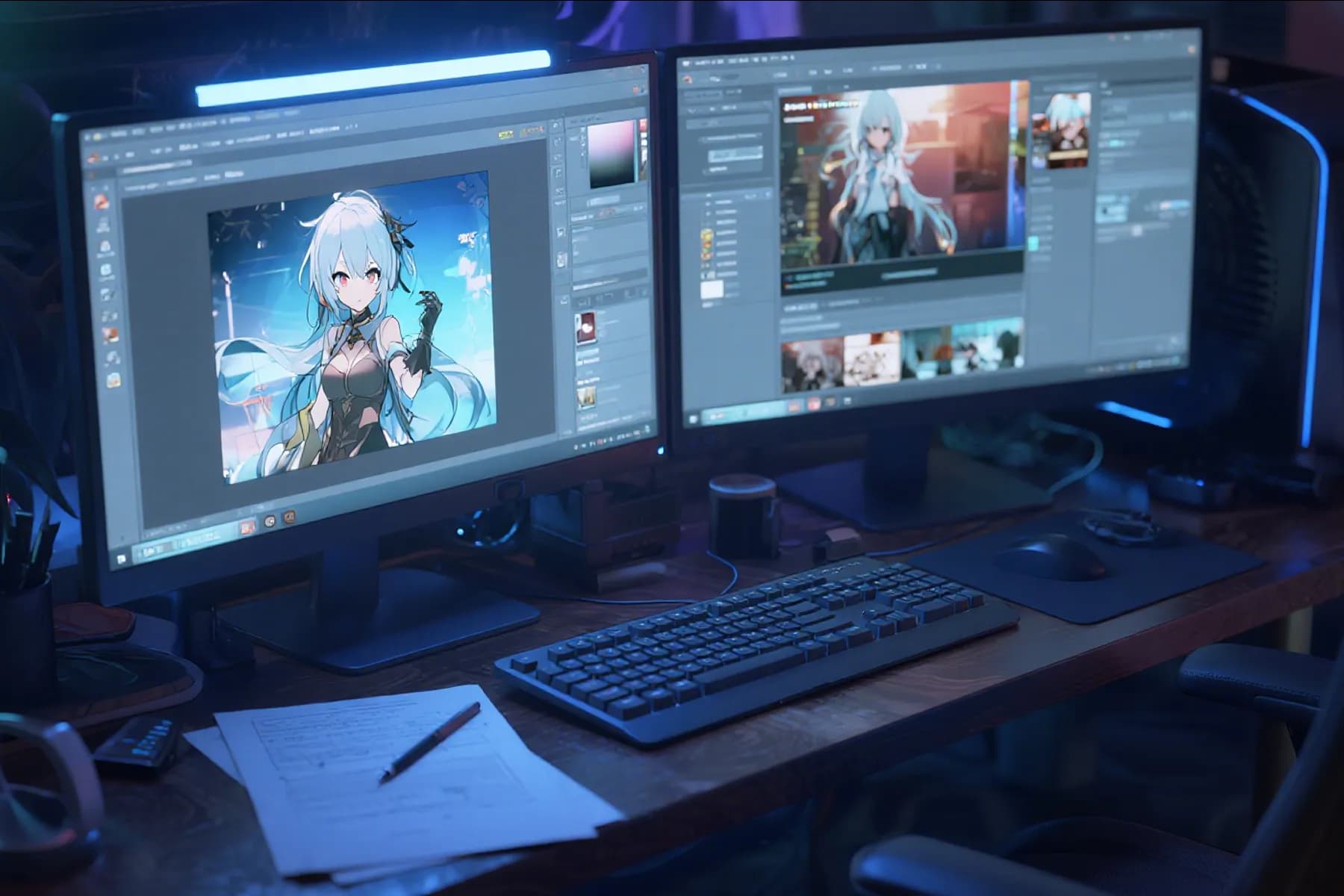 Game Developers Creating Anime Music AI Generator