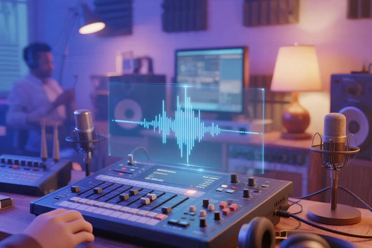 Podcast music editing tools in Podcast Music Generator